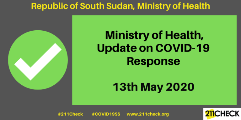 Ministry of Health, Update on COVID-19 Response, 13th May 2020