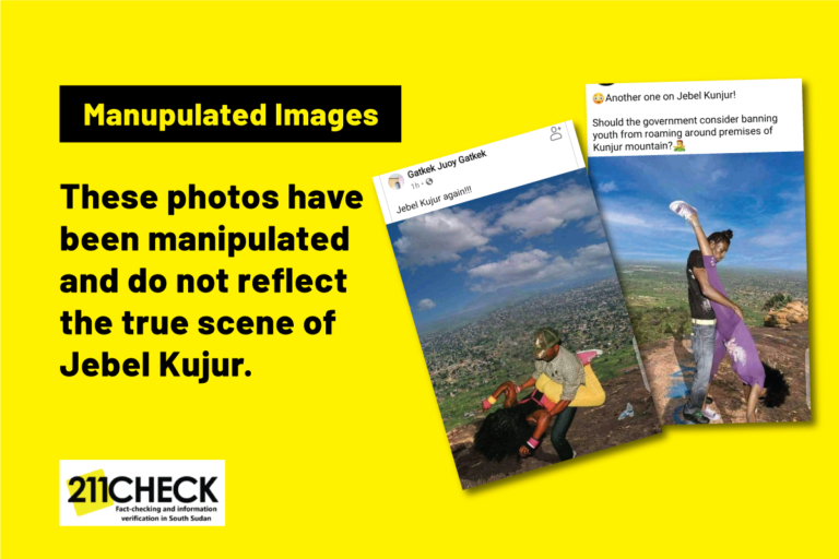 Jebel Kujur manipulated images fact checked