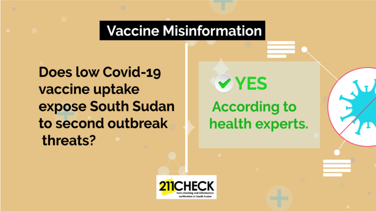 COVID-19: Low vaccine uptake coupled with minimal adherence to preventive measures exposes South Sudan to second virus wave