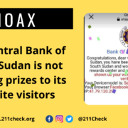 Central Bank of South Sudan Hoax