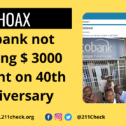 Fact-Check Sorry, Ecobank not offering $ 3000 present on 40th Anniversary