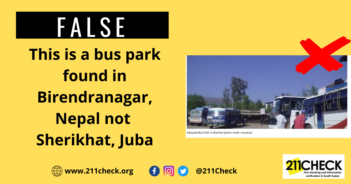 Fact-Check: This is not a picture showing thMISLEADING IMAGE OF SHERIKHAT BUS PARK