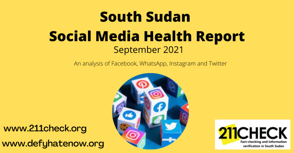 September 2021 South Sudan Social Media Health Report