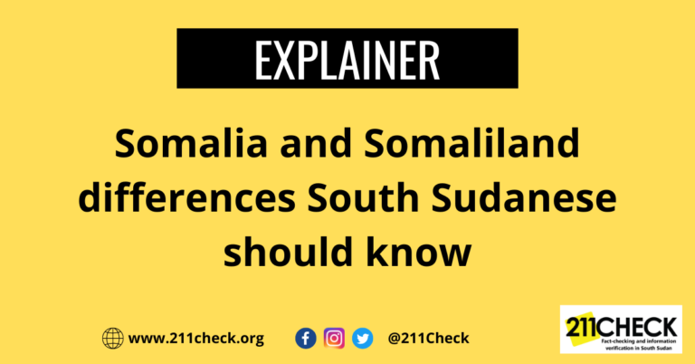 Explainer: Somalia and Somaliland differences South Sudanese should know