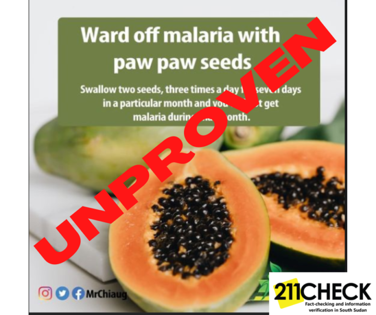 Fact-check: Can paw paw seeds ward off malaria? No, scientifically unproven