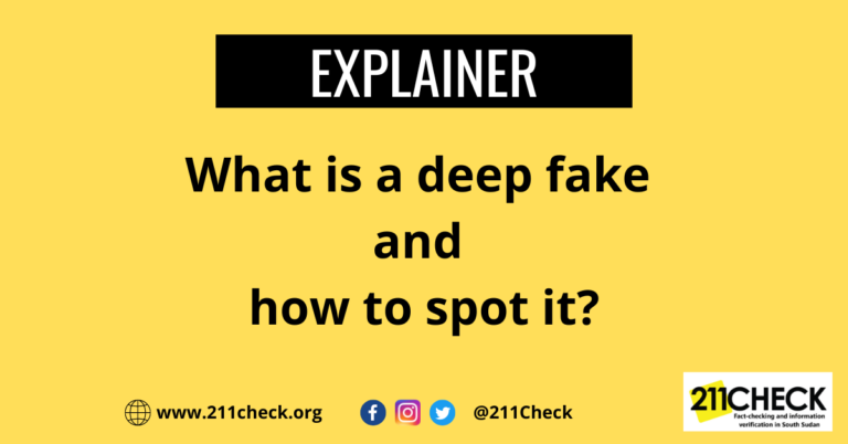 Explainer: What is a deep fake and how to spot it?