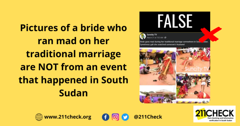 Fact-check: Did this woman run mad somewhere in South Sudan?