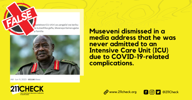 <strong>Fact-check: President Museveni was not in ICU</strong>