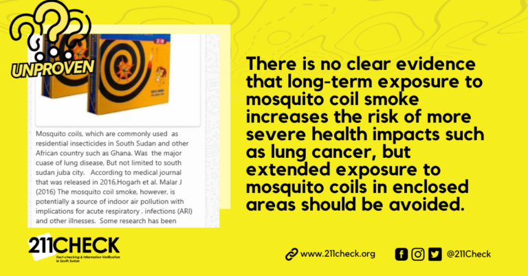 <strong>Debunking the Mosquito Coil Lung Disease Myth in South Sudan and Ghana (2016)</strong>
