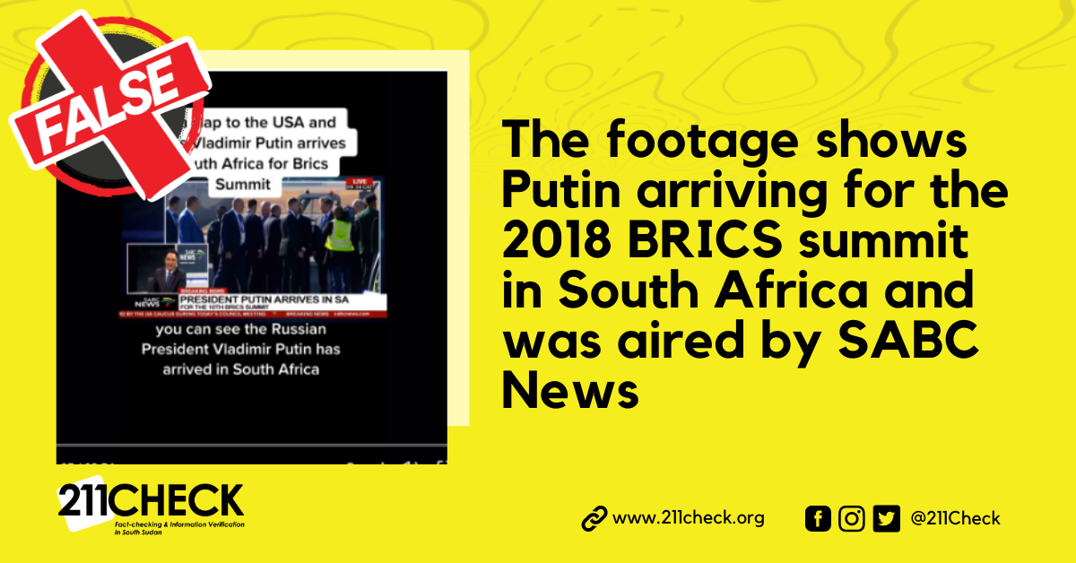 did putin visit south africa 2023