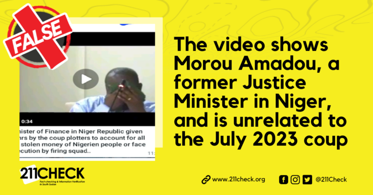 Fact-check: Former Niger finance minister caught on video crying after allegedly squandering state funds?