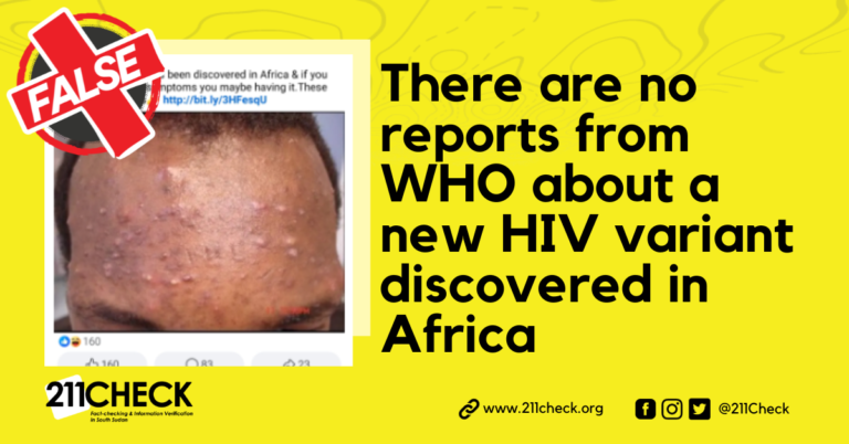 <strong>Fact-check: Has a new HIV/AIDS variant that causes facial rashes been discovered in Africa?</strong>