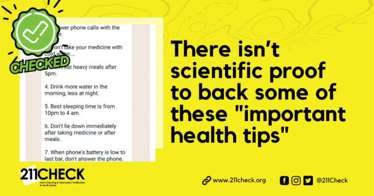 <strong>Fact-check: Some of these WhatsApp chain health tips aren’t scientifically proven</strong>