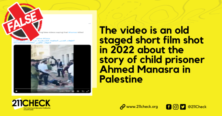 <strong>Fact-check: Does this show Israeli soldiers making fake videos to portray Hamas as killing children?</strong>