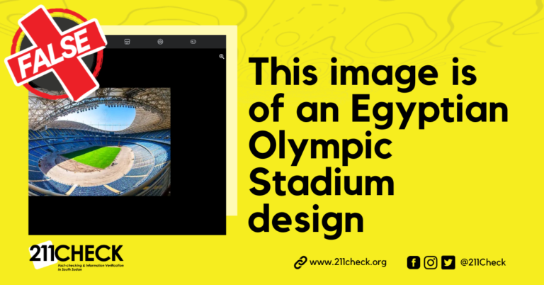 <strong>Fact-check: This picture isn’t of an Olympic stadium design to be built in South Sudan</strong>