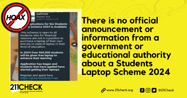 <strong>Fact-check: Students laptop scheme 2024 WhatsApp message is fake</strong>