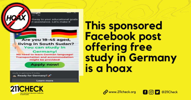 <strong>Fact-check: This sponsored Facebook post offering free study in Germany is a hoax</strong>