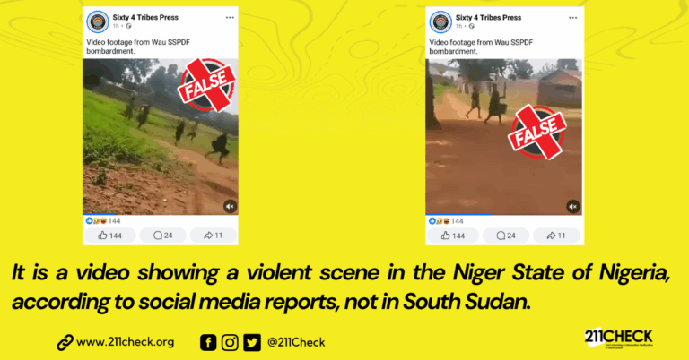 Fact-check: No, this video is not showing the SSPDF violent attack in Wau.